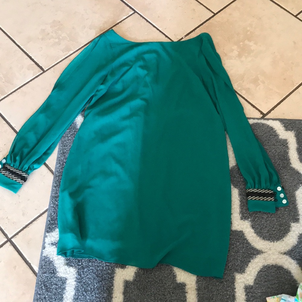 Women’s teal dress